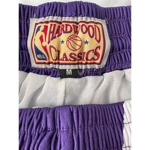 Hardwood Classics Los Angeles Lakers Road Shorts Purple Medium Mens